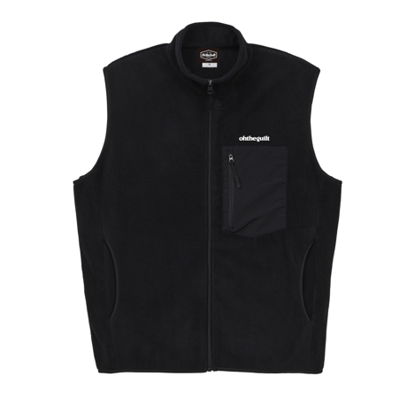 Oh!theGuilt  / FLEECE VEST (BLACK)