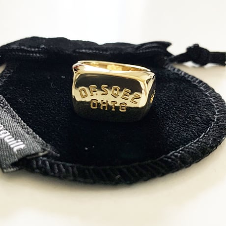 OHTHEGUILT ×DF.SQEZ "DEVIL FISH" RING （BRASS / 真鍮製）
