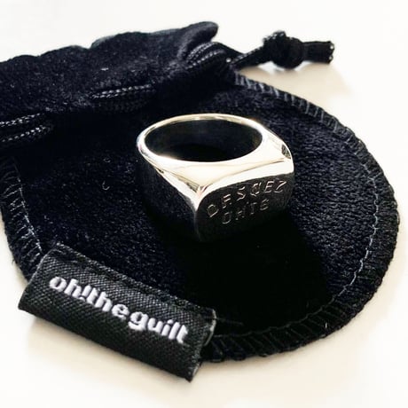 OHTHEGUILT ×DF.SQEZ "DEVIL FISH" RING （SILVER 925）