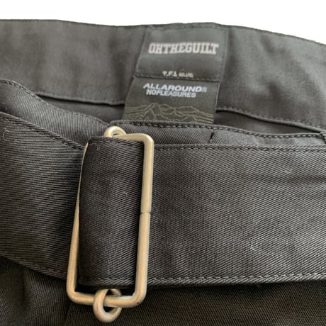 Oh!theGuilt × ALLAROUND / "NO BONDAGE"BONDAGE PANT（ BLACK)