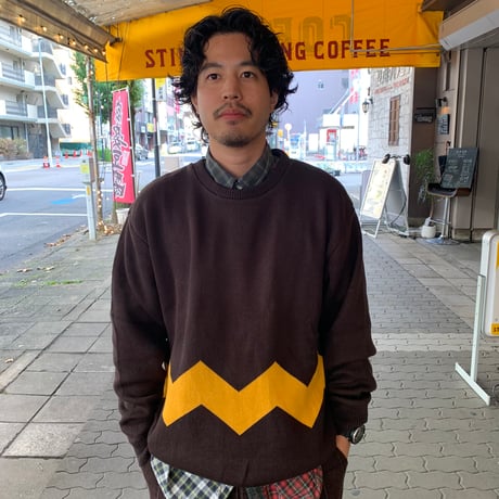 Oh!theGuilt / "CS" SWEATER(BROWN)