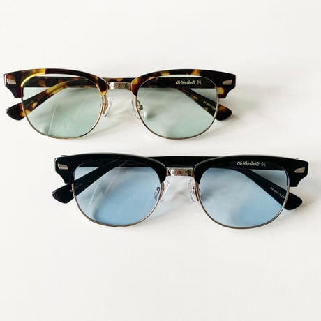 Oh!theGuilt×SK OLDIES / "FLIP FLOP" SUNGLASSES(DEMI × SILVER × GREENレンズ）