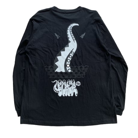 Oh!theGuilt × DF.SQEZ  / "D.O.G."L/S T-SHIRT（ BLACK)