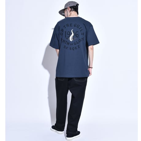 Oh!theGuilt × DF.SQEZ 001 / "SCREEN PRINT"S/S T-SHIRT (SLATE)