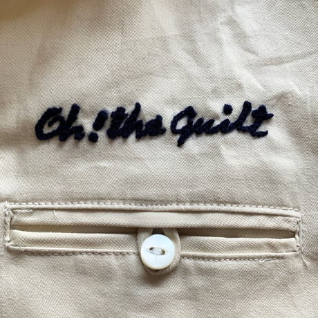 Oh!theGuilt / L/S BOWLING SHIRT  (KHAKI)