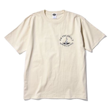 Oh!theGuilt × DF.SQEZ 001 / "SCREEN PRINT"S/S T-SHIRT（ NATURAL)