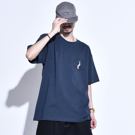 Oh!theGuilt × DF.SQEZ 001 / "SCREEN PRINT"S/S T-SHIRT (SLATE)