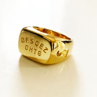 OHTHEGUILT ×DF.SQEZ "DEVIL FISH" RING （BRASS / 真鍮製）