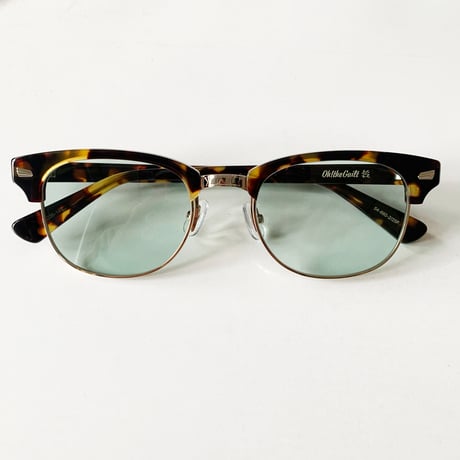 Oh!theGuilt×SK OLDIES / "FLIP FLOP" SUNGLASSES(DEMI × SILVER × GREENレンズ）