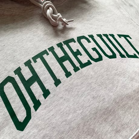 Oh!theGuilt / "COLLEGE" HOOD SWEAT (ASH)