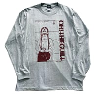 Oh!theGuilt × SCUMBOY "World Full Of Weirdos"L/S T-SHIRT（ MIX GRAY)