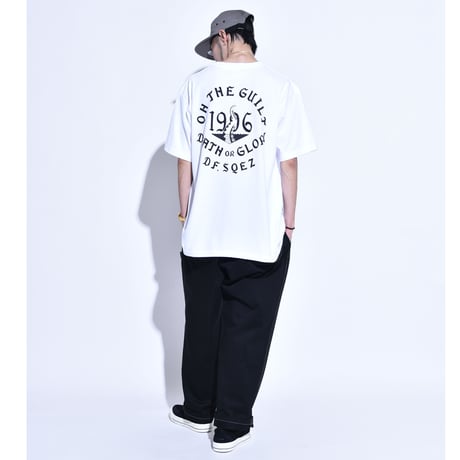 Oh!theGuilt × DF.SQEZ  001 / "SCREEN PRINT"S/S T-SHIRT（ WHITE)