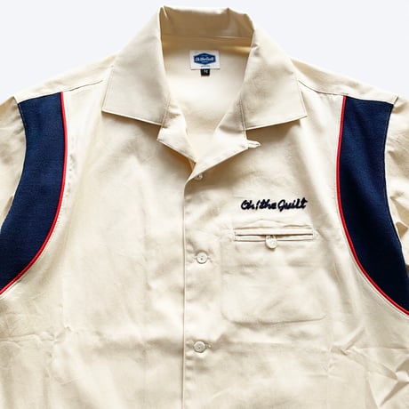 Oh!theGuilt / L/S BOWLING SHIRT  (KHAKI)