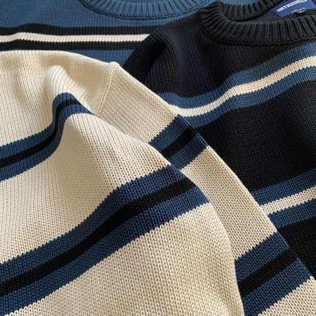 Oh!theGuilt / "BORDER SWEATER" ( BLACK)