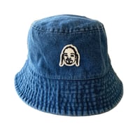 Oh!theGuilt  / "DOGGY"  DENIM BUCKET HAT (INDIGO)