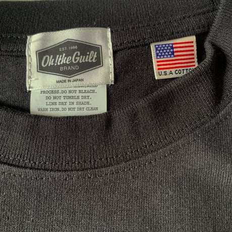 Oh!theGuilt × DF.SQEZ   / "HEAVY WEIGHT"S/S T-SHIRT（BLACK)