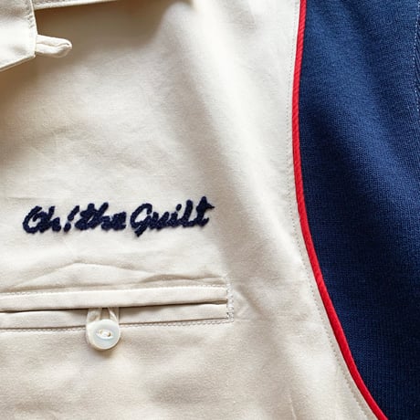 Oh!theGuilt / L/S BOWLING SHIRT  (KHAKI)