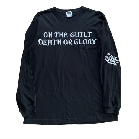 Oh!theGuilt × DF.SQEZ  / "D.O.G."L/S T-SHIRT（ BLACK)