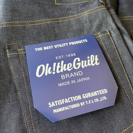 Oh!theGuilt / "DENIM PANT 002"  （RIGID INDIGO）