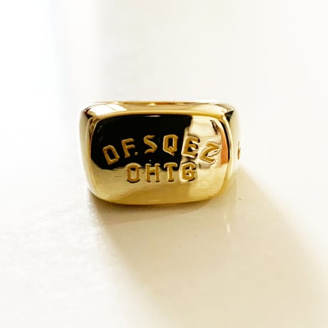 OHTHEGUILT ×DF.SQEZ "DEVIL FISH" RING （BRASS / 真鍮製）