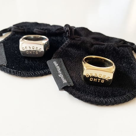 OHTHEGUILT ×DF.SQEZ "DEVIL FISH" RING （SILVER 925）