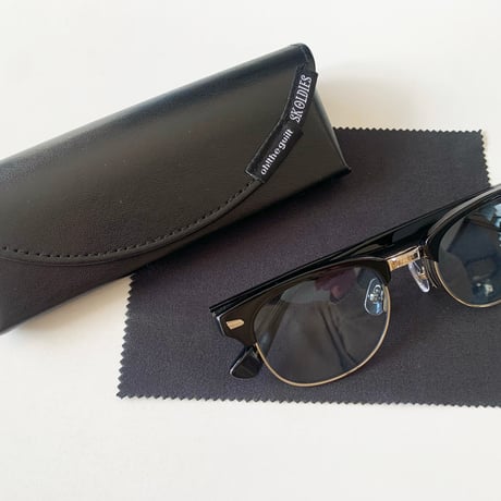 Oh!theGuilt×SK OLDIES / "FLIP FLOP" SUNGLASSES(BLACK × SILVER × BLUEレンズ）