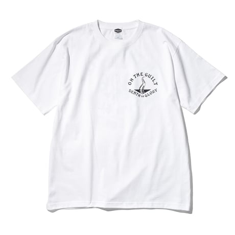 Oh!theGuilt × DF.SQEZ  001 / "SCREEN PRINT"S/S T-SHIRT（ WHITE)