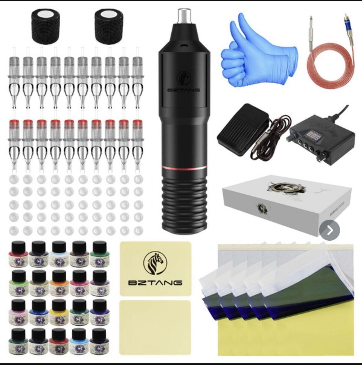 ペン型タトゥーマシン　Pen　tattoo machine set タトゥーペンキット ペン型タト ゥーマシンタトゥーセット プロの