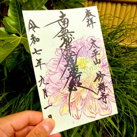 妙櫻寺　限定御首題7枚 💐˗ˏˋ華御首題ˎˊ