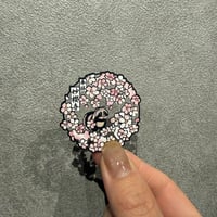 さくらたぬき切り絵　ミニ　開運