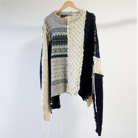 Nordic Collage Sweater/ASSORT