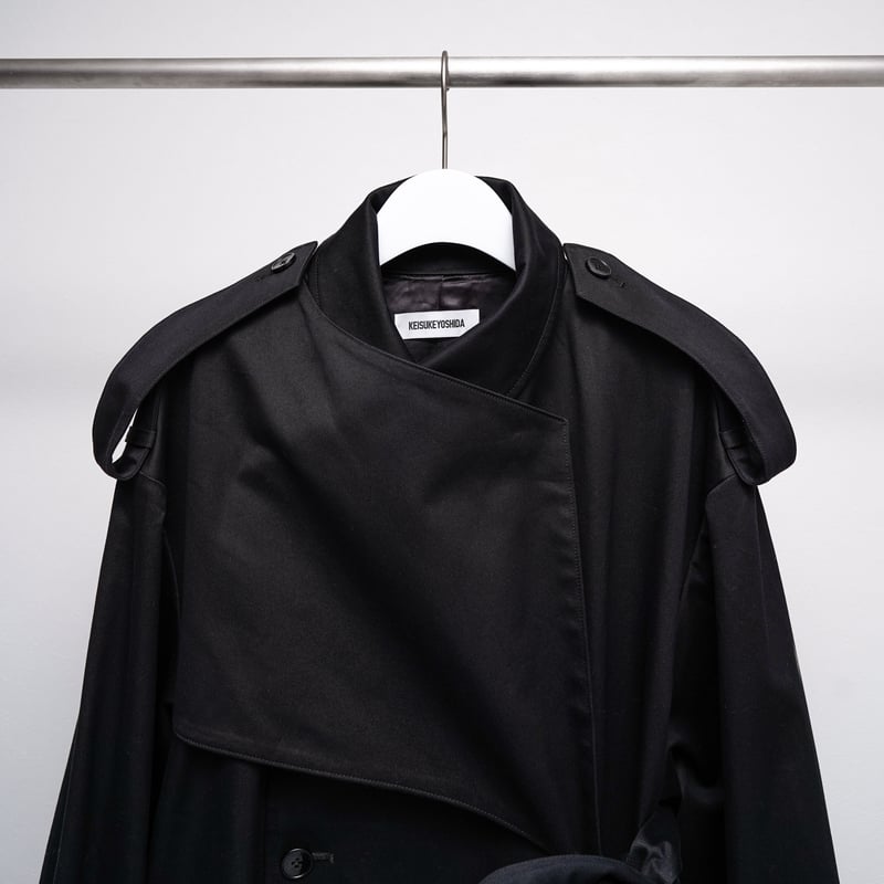 ジャケット・アウター KEISUKE YOSHIDA 20aw Belted Trench Coat KEISUKE YOSHIDA> Belted Trench Coat , Beige |