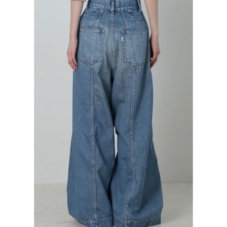 Wide Denim Pants