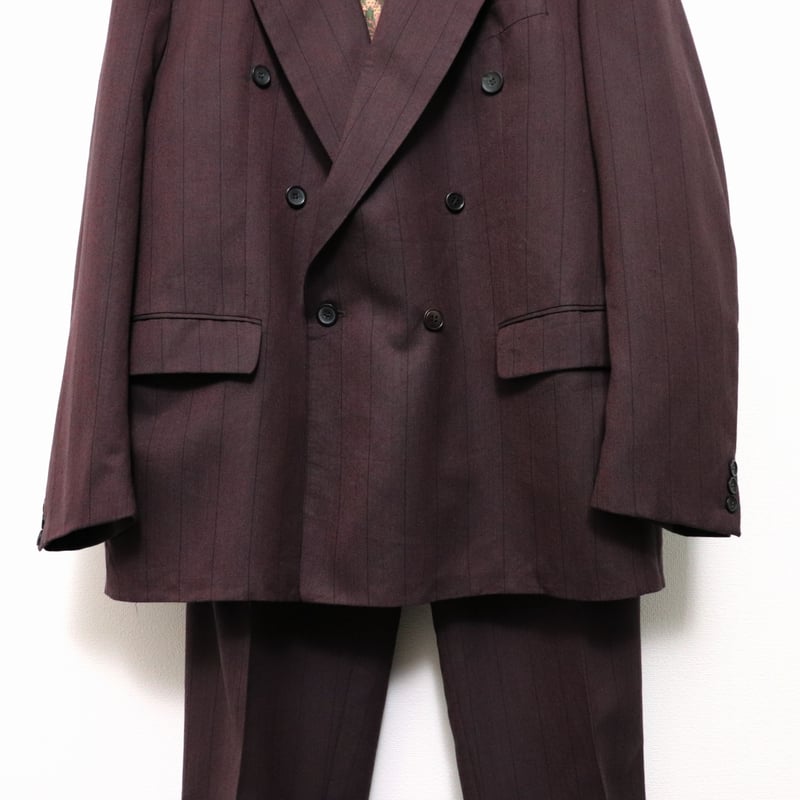 Double-breasted setup & shirt & tie 