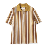 Name.> JAGUAR FLOWER RAYON SHIRT -NAVY- | kuon