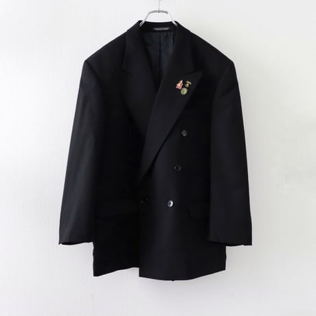 Double breasted tailored jacket " black" [@zastin_tcp]