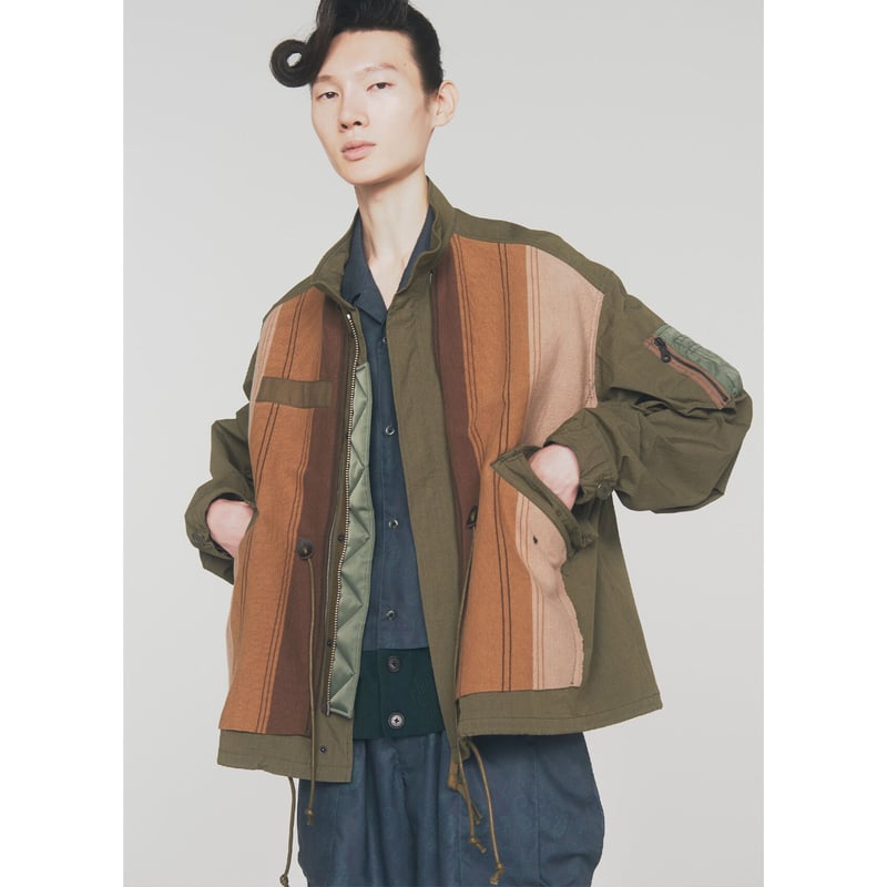 elephant TRIBAL fabrics モッズコート wagamama elephant TRIBAL fabrics モッズコート wagamama