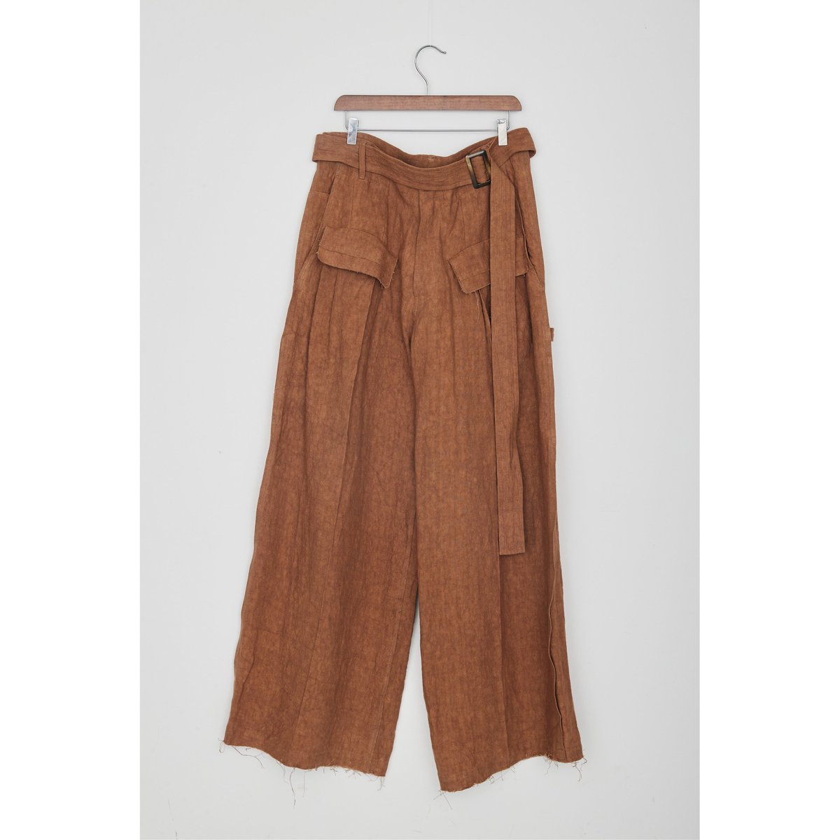 24AW HEOS Baggy Pants バギーパンツ ヘオース あどけな BROWN