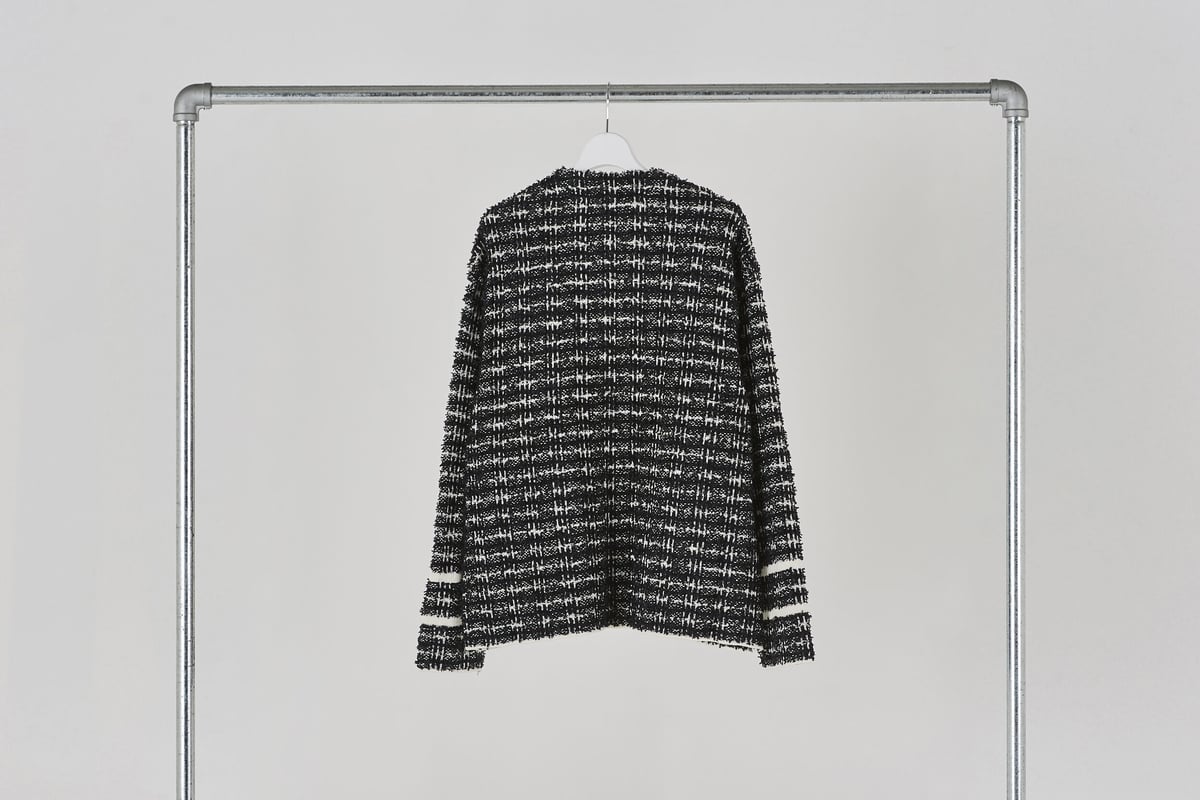 DISCOVERED > TWEED KNIT CARDIGAN JACKET | kuo