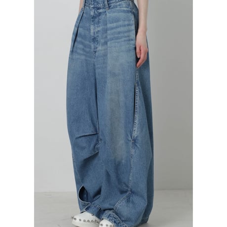 Wide Denim Pants