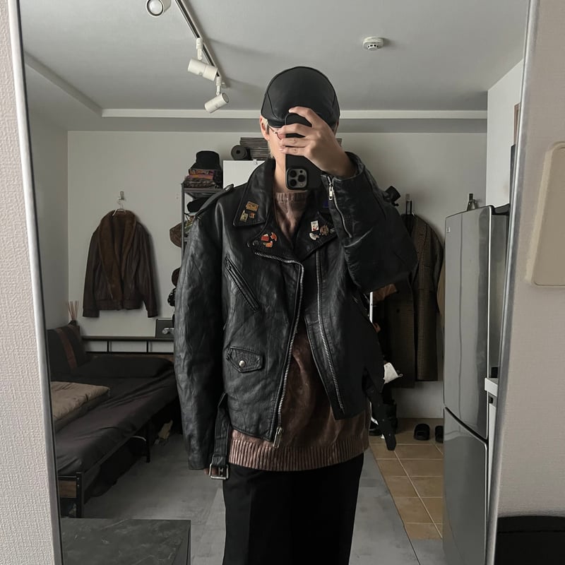 Vintage leather riders jacket 