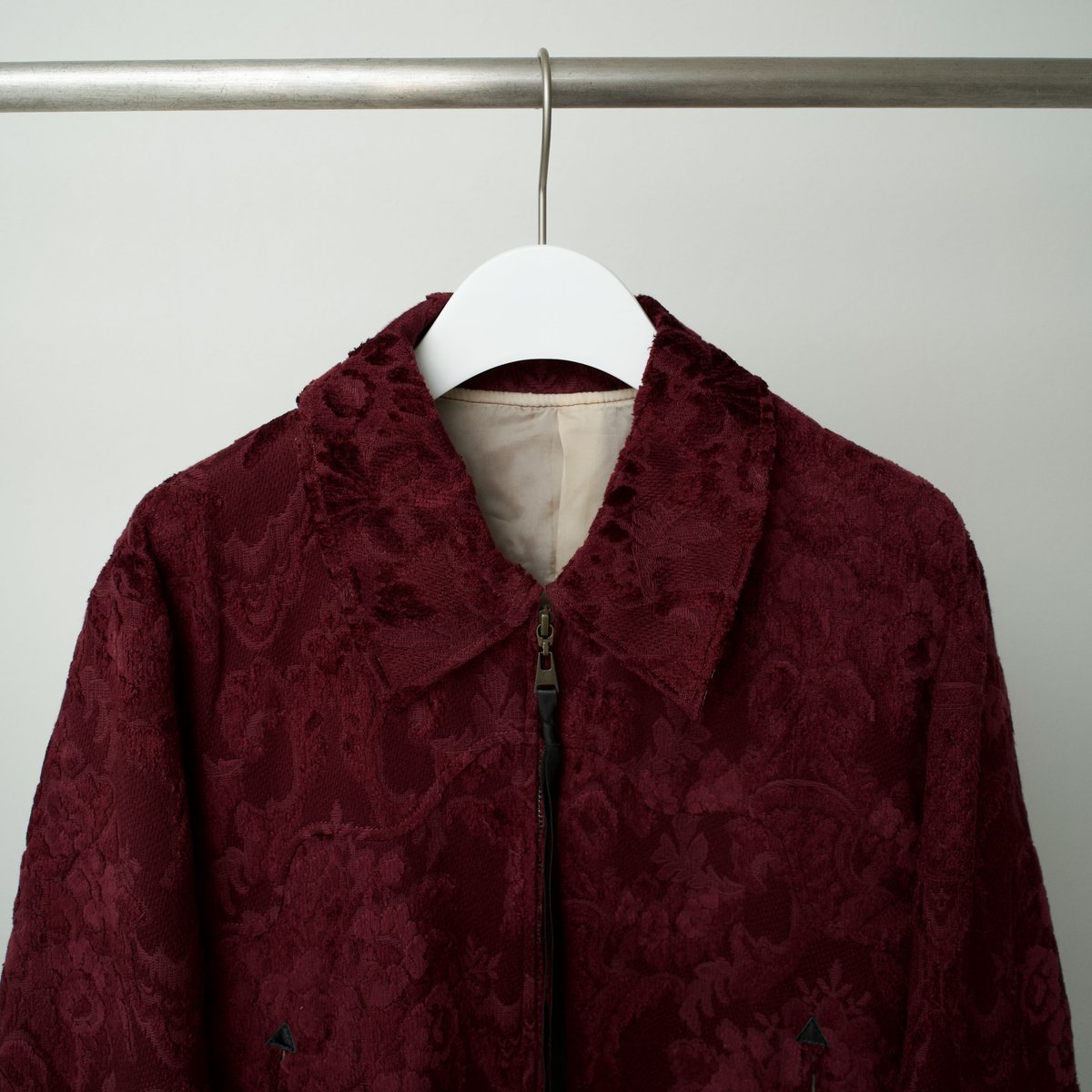 HEōS> Western Jacquard Blouson -RED- | kuonbyr