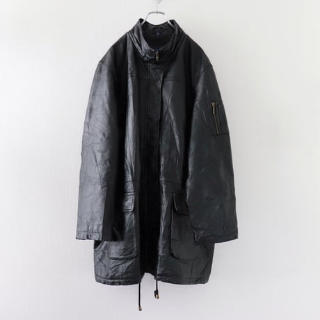 Vintage leather work coat [@zastin_tcp]