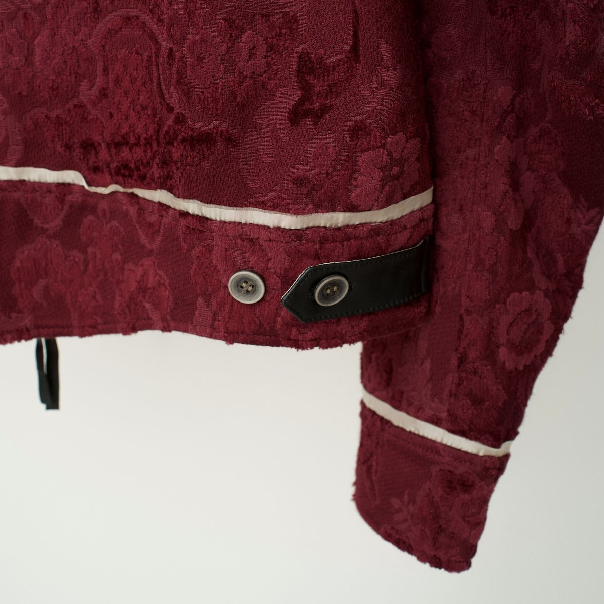 HEōS> Western Jacquard Blouson -RED- | kuonbyr