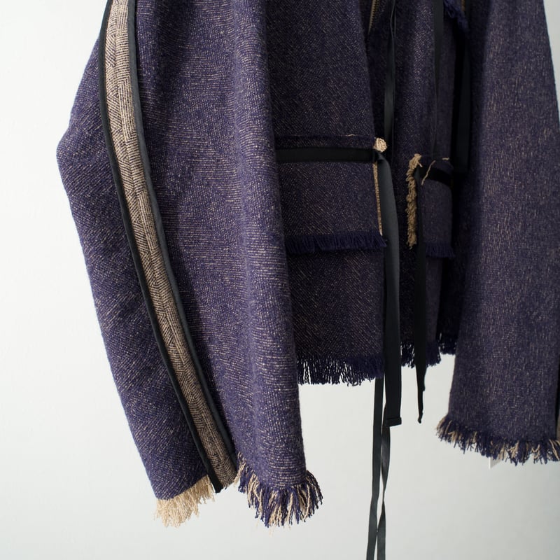 <HEōS> Kimono Sleeve Jacket 久遠 HEōS> Kimono Sleeve Jacket | kuonbyrinq's STORE