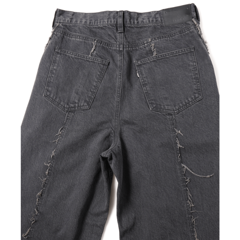 JieDa>USED LOOSE FIT JEANS BLACK | kuonbyrinq