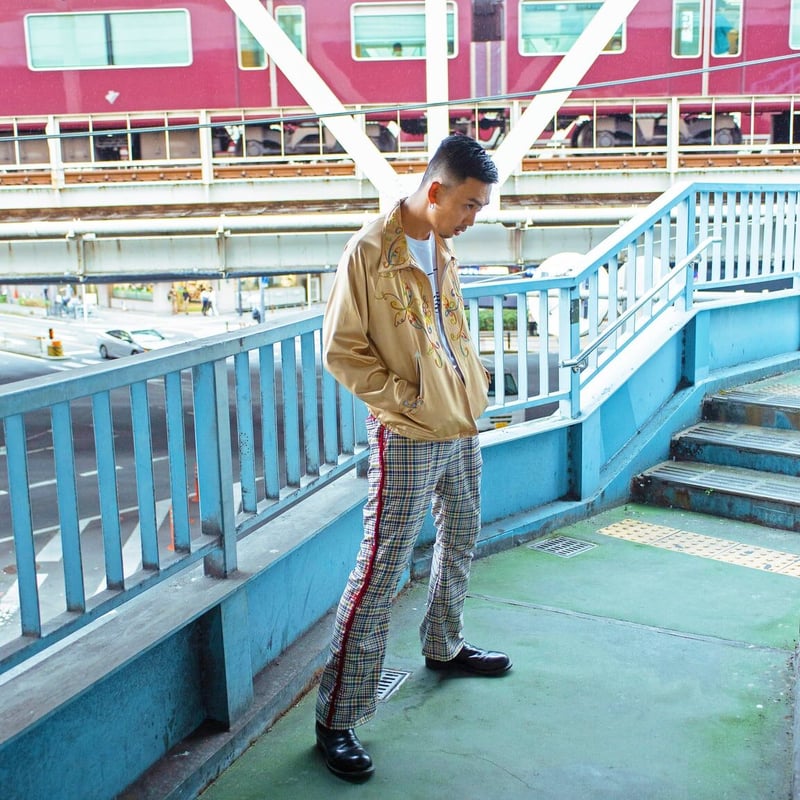 RAINBOW EMBROIDERY WESTERN JACKET - beige | kuo