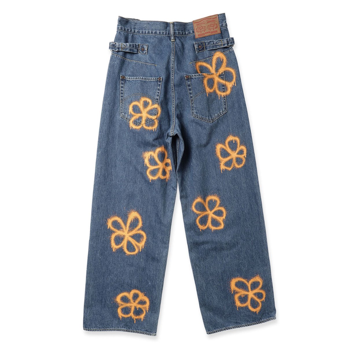 Amok ペイントデザイン ワイドパンツ amok（アモク）の「HANDPAINT PANTS（その他パンツ）」 - WEAR