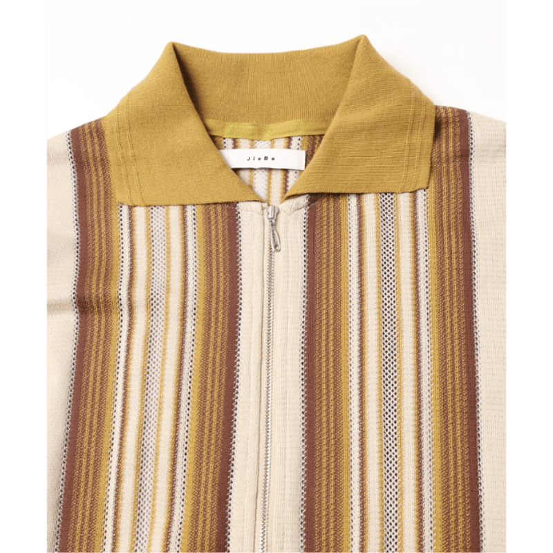 【新品】 ジエダ 2024SS STRIPE SHIRT CARDIGAN Jieda（ジエダ）の「STRIPE SHIRT CARDIGAN（カーディガン/ボレロ