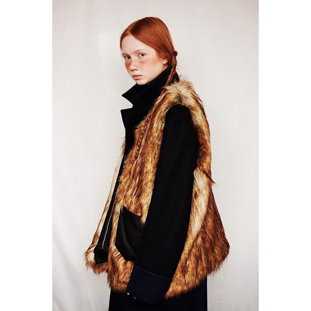 RHC × H BRAND Faux Fur Vest フェイクファーベスト 安く 買う 方法ファッション - RHC × H BRAND Faux Fur Vest フェイク